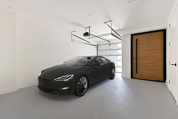 Garage, Interior, Recessed Lighting