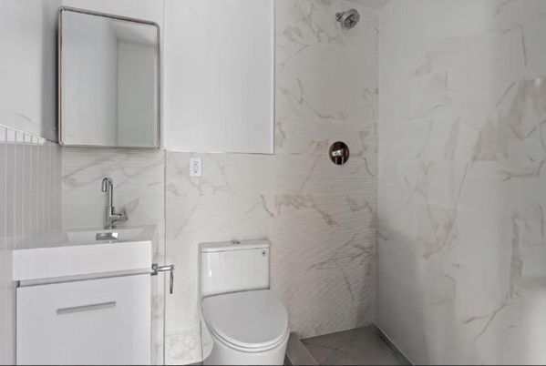 Bathroom, Interior, Marble Walls