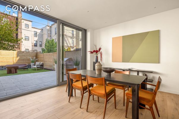 Dining room, Interior, Wood Texture Flooring