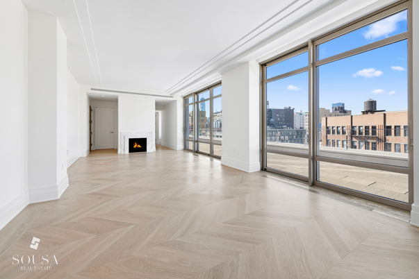 Empty room, Fireplace, Interior, Wood Texture Flooring