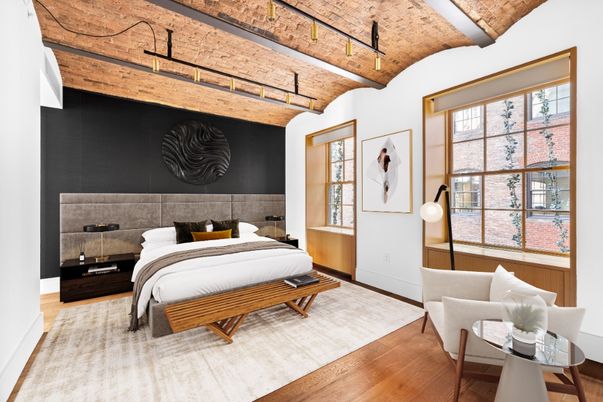 Bedroom, Interior, Wood Texture Flooring