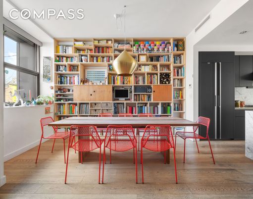 Home Office, Interior, Pendant Lights, Wood Texture Flooring