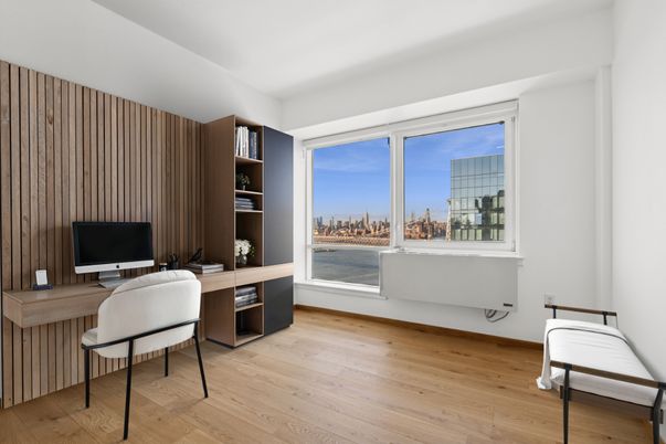 Home Office, Interior, Wood Texture Flooring