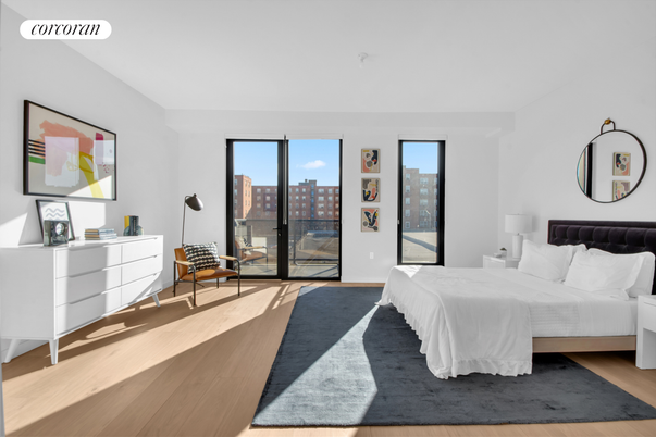 Bedroom, Interior, Wood Texture Flooring