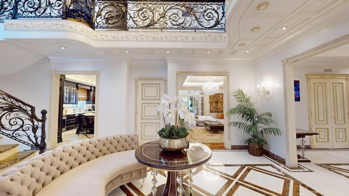 Chandelier, Interior, Recessed Lighting