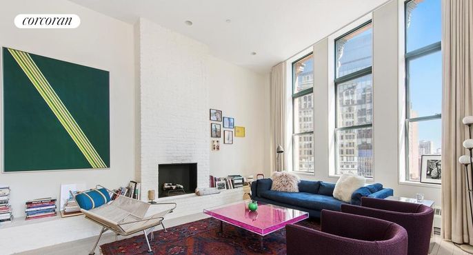 Fireplace, Interior, Living room, Stone Walls