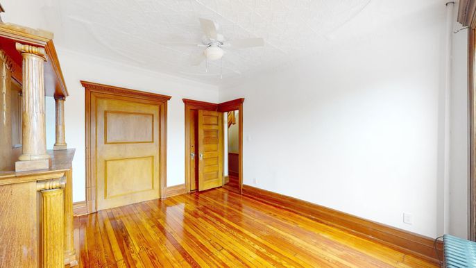 Empty room, Interior, Wood Texture Flooring