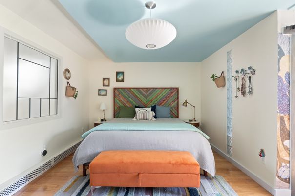 Bedroom, Interior, Wood Texture Flooring