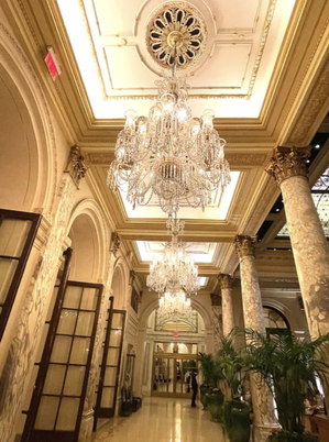 Chandelier, Interior