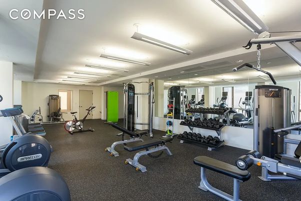 Fitness Equipment, Gym, Interior, Recessed Lighting