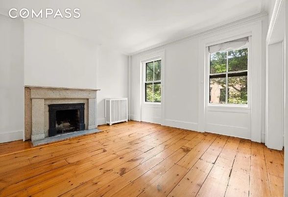 Empty room, Fireplace, Interior, Wood Texture Flooring