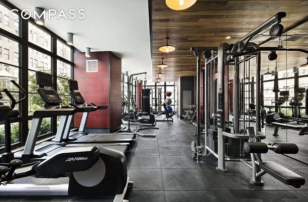 Fitness Equipment, Gym, Interior, Pendant Lights
