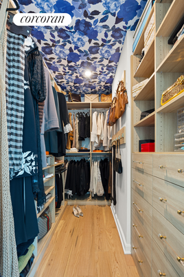 Interior, Walk-in Closets, Wood Texture Flooring