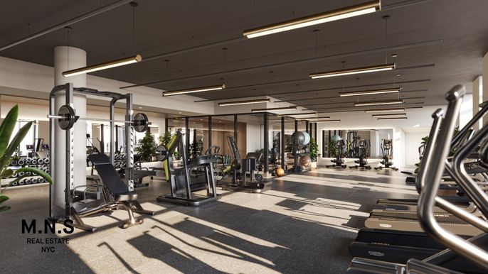 Fitness Equipment, Gym, Interior