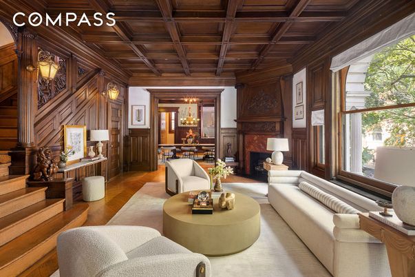 Dining room, Fireplace, Interior, Living room, Wooden Beams, Wooden Ceilings, Wood Texture Flooring, Wooden Walls