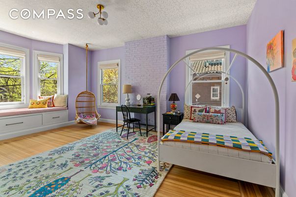 Bedroom, Home Office, Interior, Wood Texture Flooring