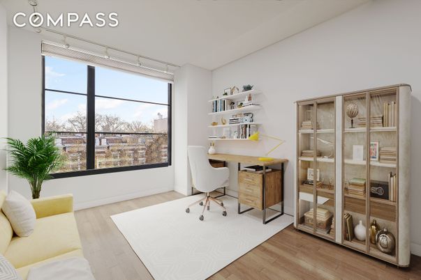 Home Office, Interior, Wood Texture Flooring