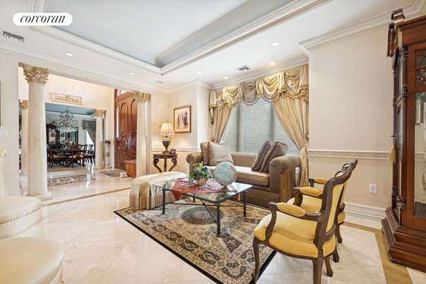 Interior, Living room, Recessed Lighting