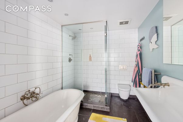 Bathroom, Free Standing Baths, Glass Shower, Interior