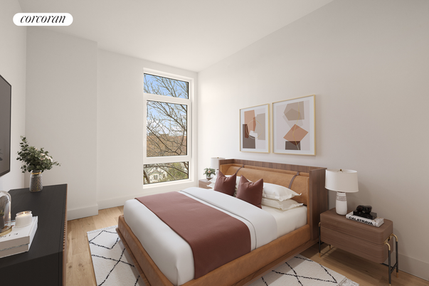 Bedroom, Interior, Wood Texture Flooring