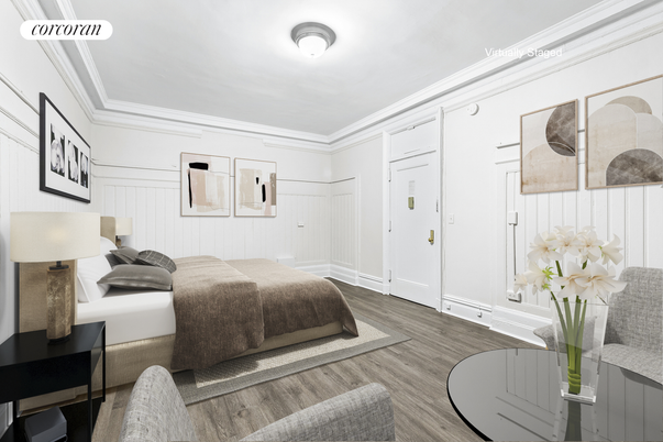 Bedroom, Interior, Wood Texture Flooring