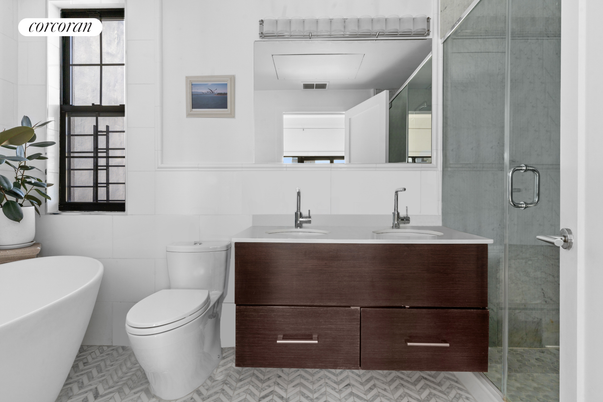 Bathroom, Free Standing Baths, Glass Shower, Interior