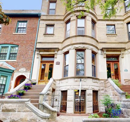 Exterior, Facade, Brick Facade, Brownstone