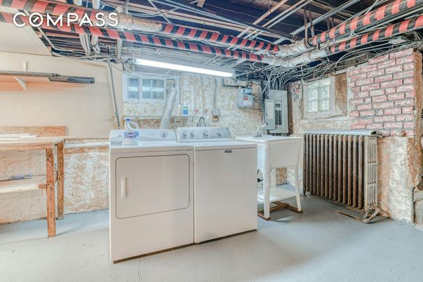 Interior, Stone Walls, Utility Closets, Washer