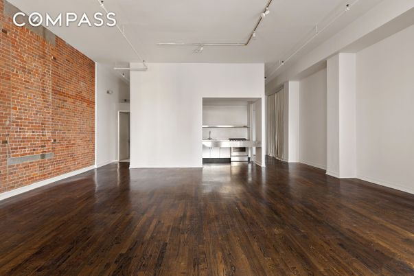 Empty room, Interior, Stone Walls, Wood Texture Flooring
