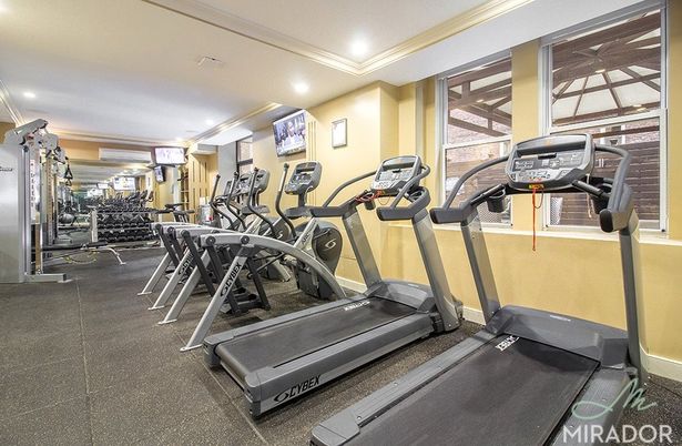 Fitness Equipment, Gym, Interior, Recessed Lighting
