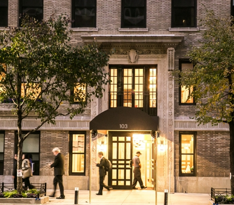 Exterior, Facade, Brick Facade, Rowhouse