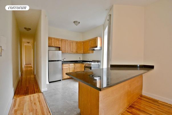 Interior, Kitchen, Wood Texture Flooring