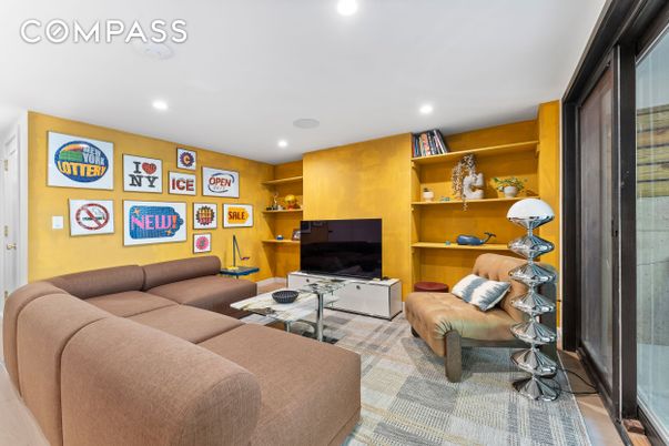 Interior, Living room, Recessed Lighting