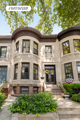 Exterior, Facade, Brick Facade, Brownstone