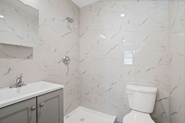 Bathroom, Interior, Marble Walls