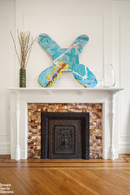 Fireplace, Interior, Wood Texture Flooring