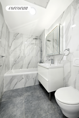 Bathroom, Interior, Marble Walls