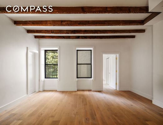 Empty room, Interior, Wooden Beams, Wood Texture Flooring
