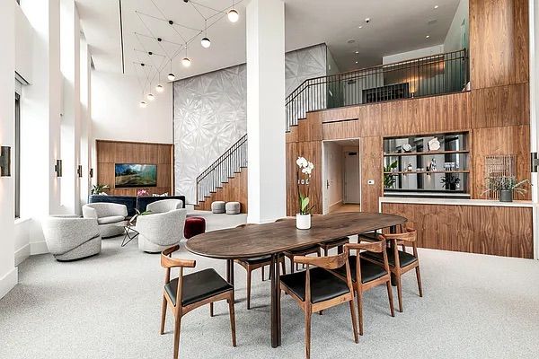 Dining room, Interior, Living room, Pendant Lights, Recessed Lighting