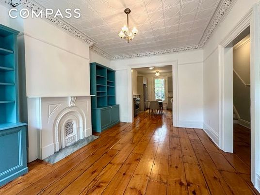 Chandelier, Fireplace, Interior, Wood Texture Flooring