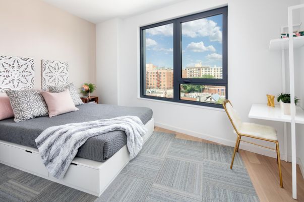 Bedroom, Interior, Wood Texture Flooring
