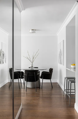 Dining room, Interior, Wood Texture Flooring
