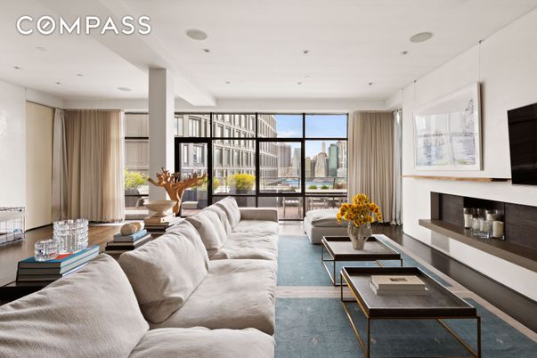 Fireplace, Interior, Living room, Recessed Lighting