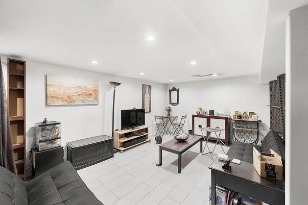 Interior, Living room, Recessed Lighting