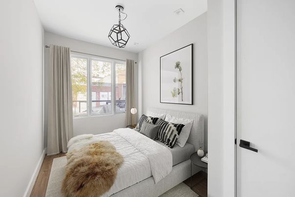 Bedroom, Interior, Pendant Lights