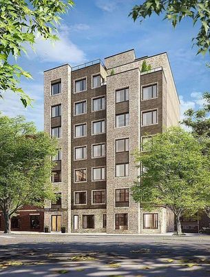 Exterior, Facade, Brick Facade, Condo Building