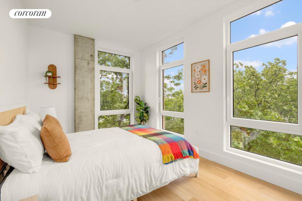 Bedroom, Interior, Wood Texture Flooring