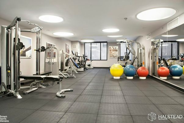 Fitness Equipment, Gym, Interior, Recessed Lighting