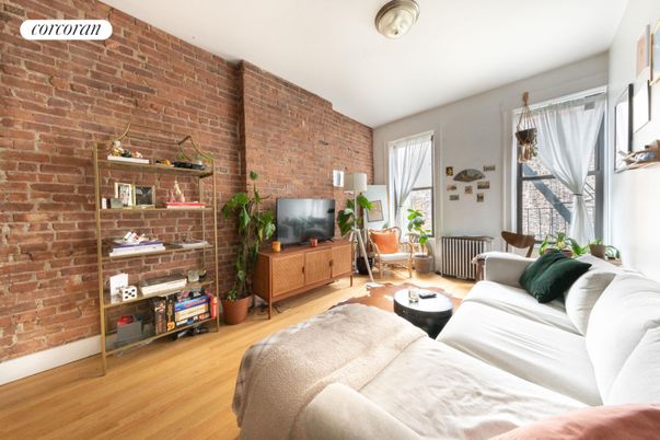 Interior, Living room, Stone Walls, Wood Texture Flooring