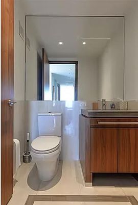 Bathroom, Interior, Recessed Lighting